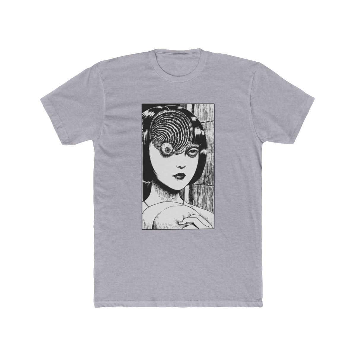 Junji Ito Uzumaki Spiral Eye T Shirt - alternate angle 3, merchandise